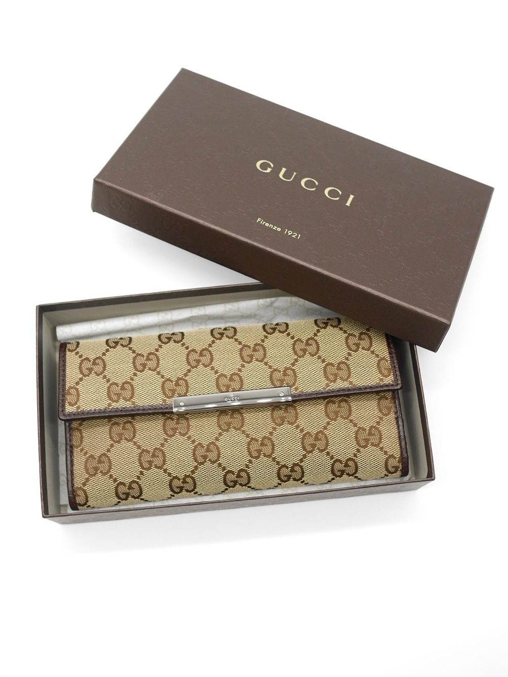 🍓GUCCI GG Envelop Canvas Wallet - Picture 13 of 13